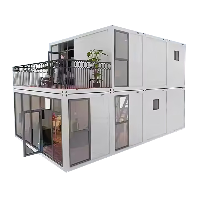 Two-Story Glass Container House