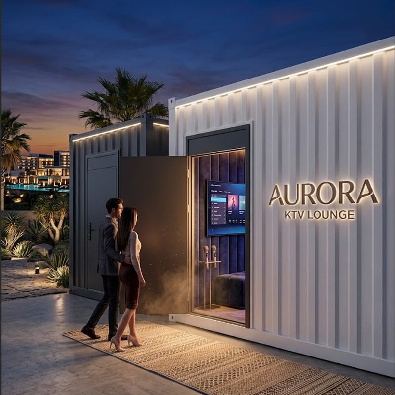 Foldable Container Mobile House